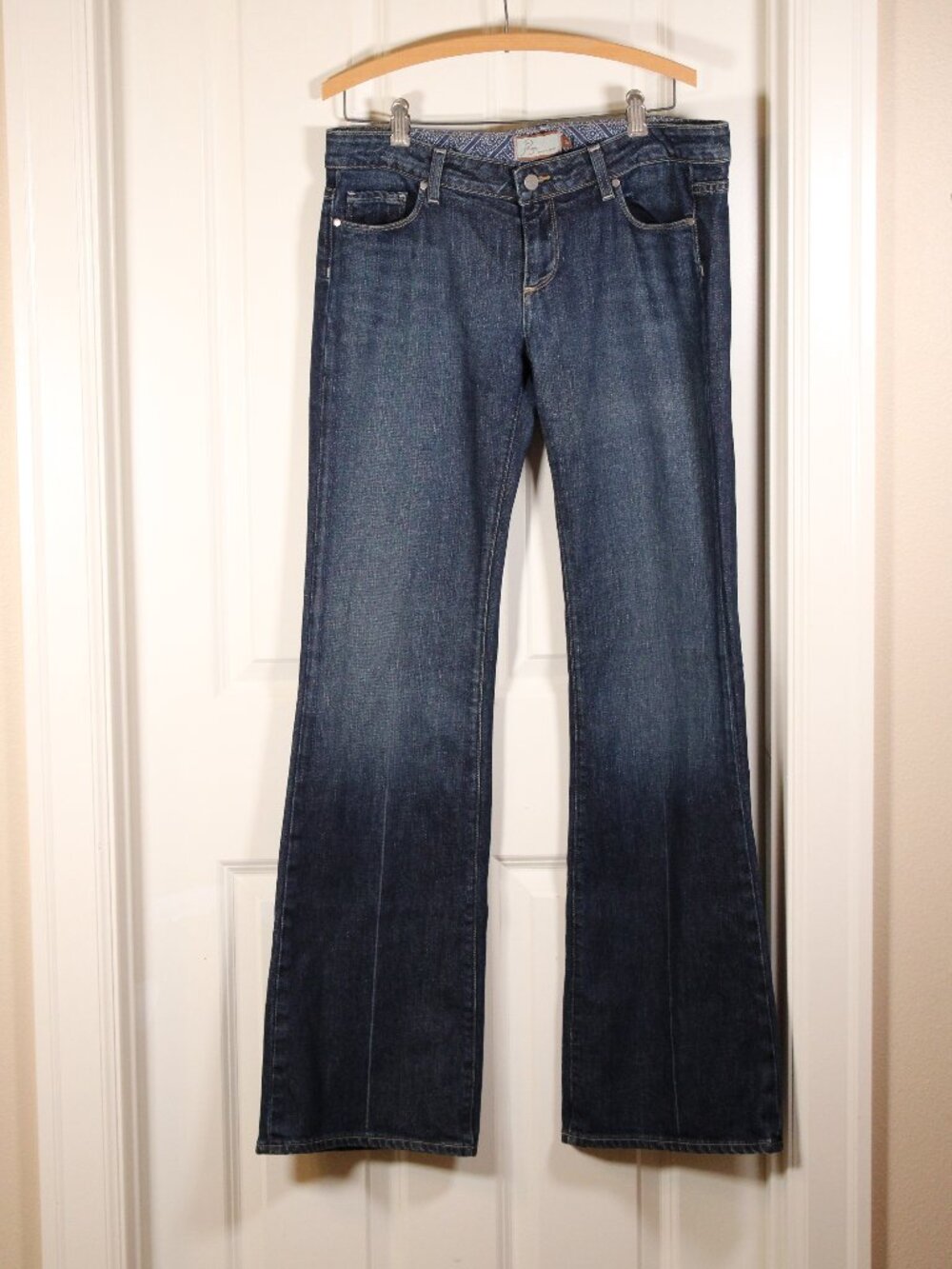 Paige Laurel Canyon low rise flare jeans y2k size 32